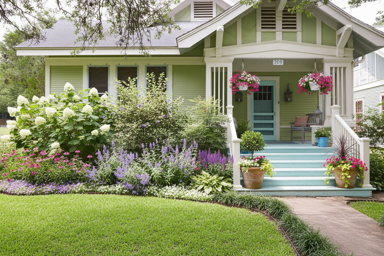 Cottage landscape design style