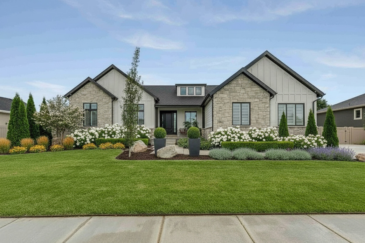 Modern landscape design style