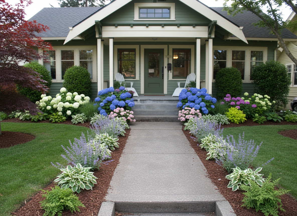 Simple landscape design style