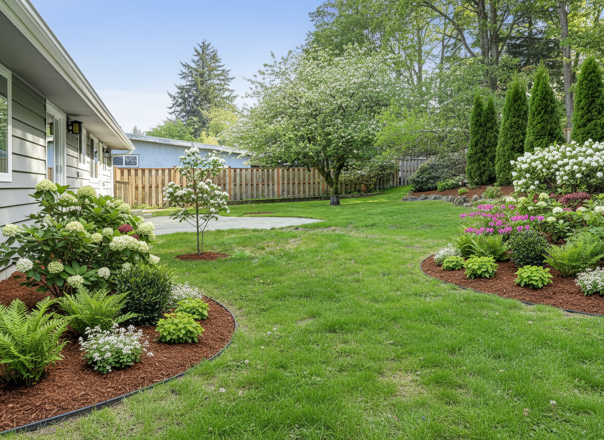 Woodland landscape design style